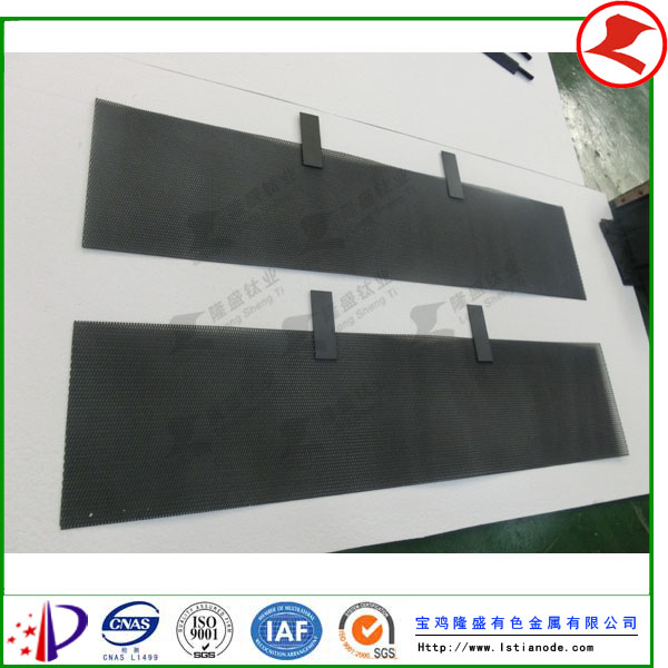 河北水處理用鈦陽(yáng)極順利交貨