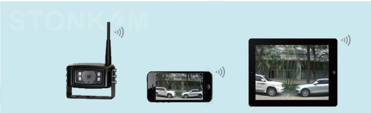 車(chē)載無(wú)線wifi攝像頭					
