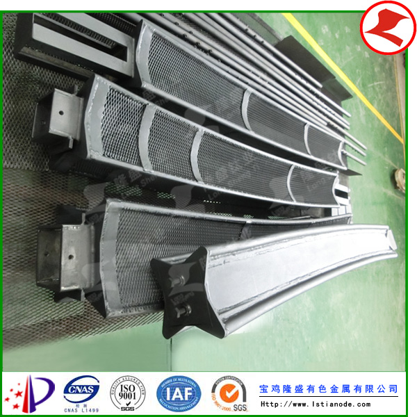 電鍍鉻用鈦陽(yáng)極發(fā)貨于惠州客戶